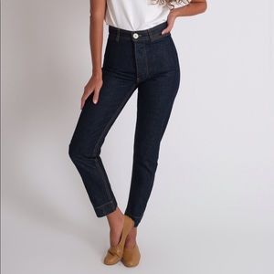 Jesse Kamm Dark Blue Denim Ranger Pants